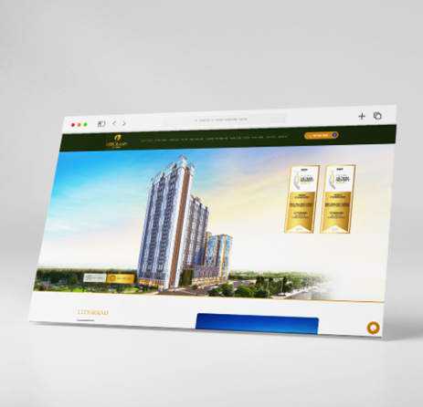 CITIGRAND real estate website interface