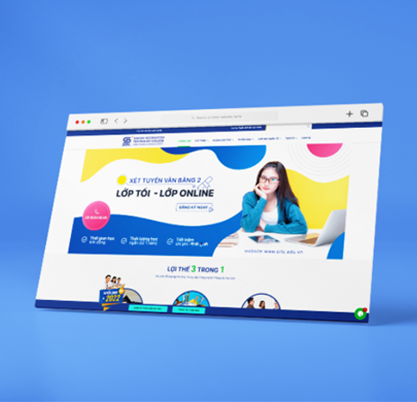 Saigon Information Technology College website interface